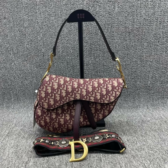 Dior Handbags - 100% Authentic Dior Saddle Small Cloth Crossbody Bag